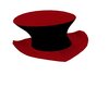 Red Burlesque Hat
