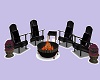 Lawn Chairs W/FirePit
