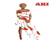 strawberry summer dress
