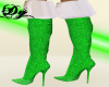 Green Boots With Fur