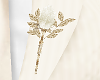 Boutonniere Gold Ivory