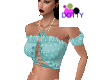 Blue laced top
