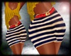 AB} Stripped Skirt Bm