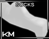 +KM+ Socks White
