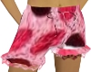 [KC]Pink/Red Lace Shorts
