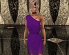Purple Silk Dress