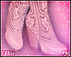 Pink Carousel Boots