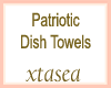 Patriotic Dish Towels
