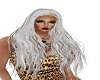 Pelo blanco con cadena