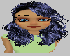 blue sparkle hair