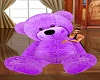 Huggy Purple Teddy Bear