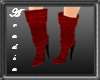 [Ari] Leather Boots Red