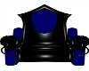 Black Blue Custom Throne
