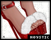 N: Red Christmas Heels