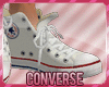 Co. White Converse F.