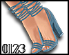 *0123* Blue Ribbon Heels