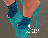 Spiked Heels-Ocean