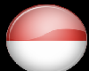 Indonesia Button Sticker