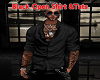 Black Open Shirt &Tats