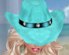 Aqua Cowboy Hat