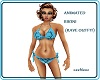 TEAL BIKINI - ANIMATED