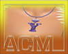 [ACM]Y Amethyst Necklace