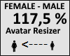 Avatar scaler 117,5%