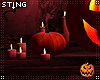 S' Pumpkins with Candles