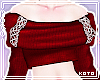 琴. Fwuffy sweater red