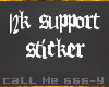 12k Support Sticker