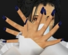 Blue Sapphire Nails