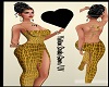 LV/ Yellow Snake Gown