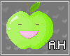 A.H | Apple Sticker.
