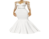 white wedding dress