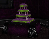 Prurple wedding Cake
