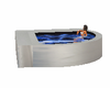silver hot tub