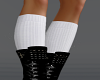 A^ Avi Leg Warmers White