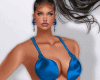 Blue Blackless Dress