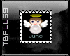 June birthsign stamp