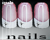 q-Short French Nails