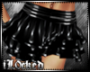 [iL0] Pvc Skirt black