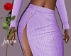 Easter Lilac Knit Skirt