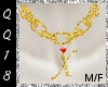 [QQ] 'X' Gold Chains