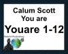 Calum - you r the reason