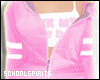 ❥ pink hoody