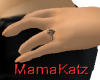 MK Dark Topaz/Gold Ring