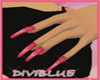 (D) nails pink