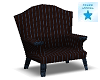 DW brown stripe chair 