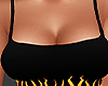 Flames Crop Top