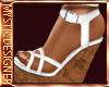 Angelica White Sandals